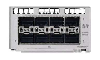 C9300X-NM-8Y Cisco Catalyst 9300X Network Module, 8x25G Multi-Rate