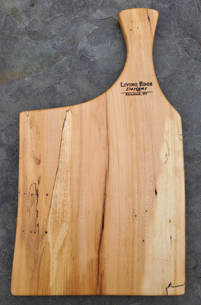 Spalted Maple Off-set Handle Paddle