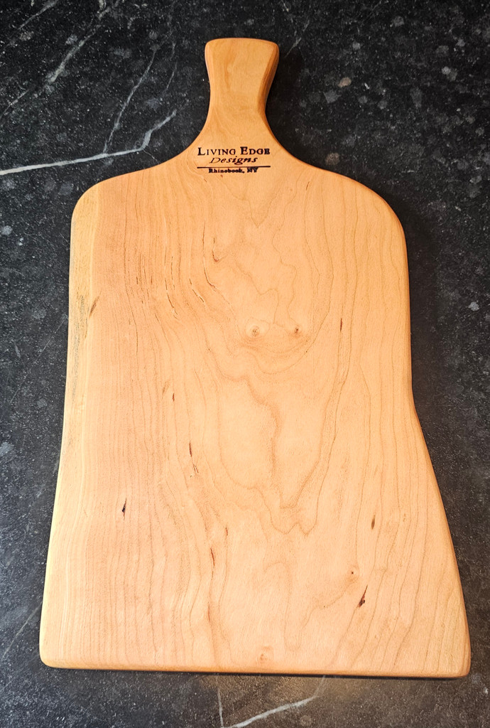 Medium Cherry Paddle Style Cutting and Serving Board