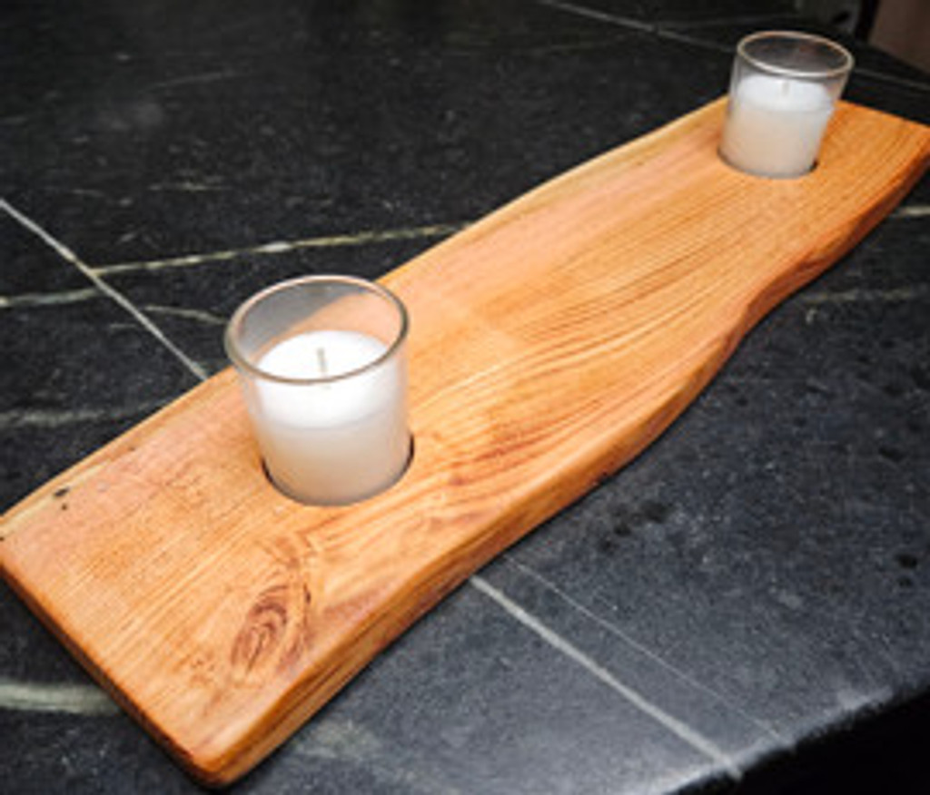 Honey Locust Votive Candle Board