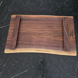 Black Walnut Footed Serving Board 20"