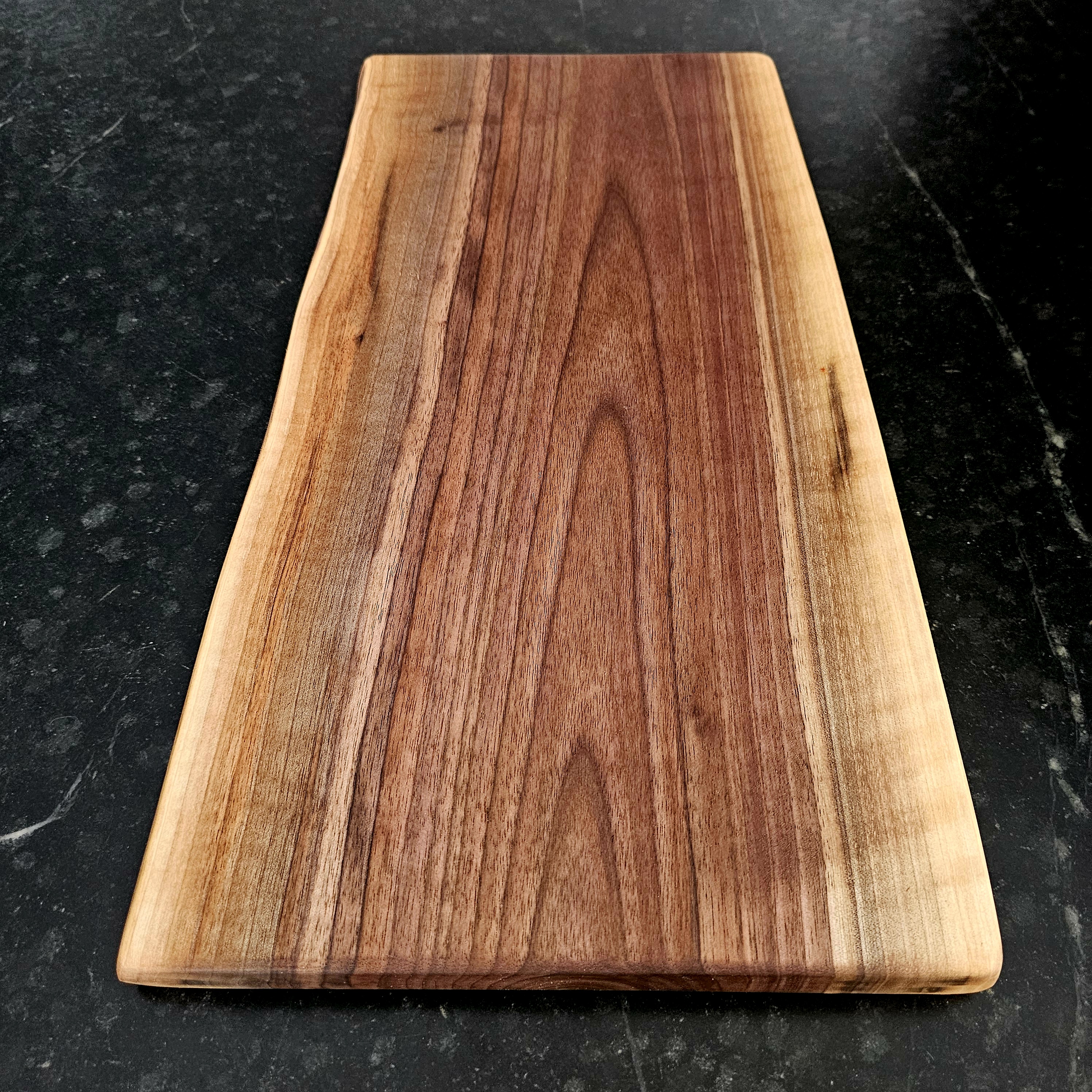 Large Black Walnut Cutting and Serving Board - Living Edge Designs