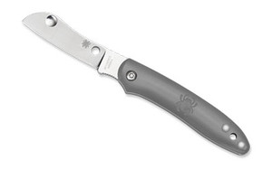 SPYDERCO ROADIE PEN KNIFE GREY