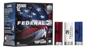 12 Ga Federal Top Gun RedWhiteBlue - 2.75" - #8 shot