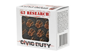 G2R CIVIC DUTY 10MM 122GR 20/500