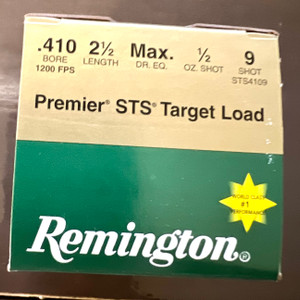 .410 Bore Remington Premier STS Target Ammunition #9 Shot 2-1/2"