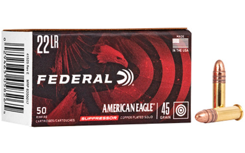 FED AE SUPPRESSOR 22LR 45GR FMJ 50/