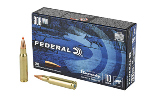 FED V&P 308WIN 110GR HRNDY V-MAX 20/