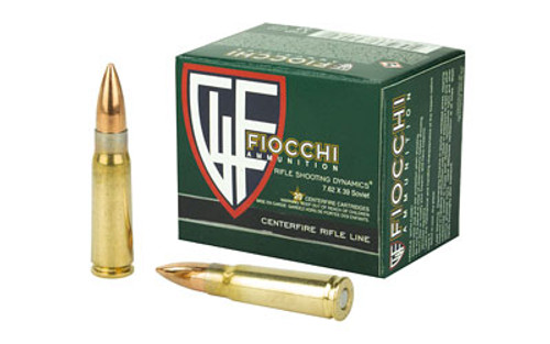 FIOCCHI 7.62X39 FMJ 124GR 20/1000