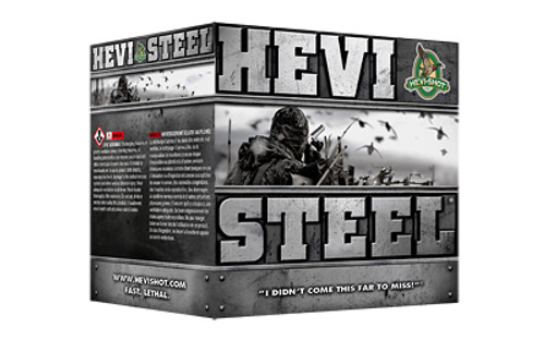 HEVI STEEL 12GA 3" #4 25/250