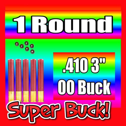 .410 Gauge 3" 00 Super Buck Shotgun Shells