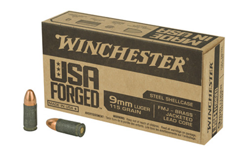 WIN 9MM 115GR FMJ BRASS JLC 50/500