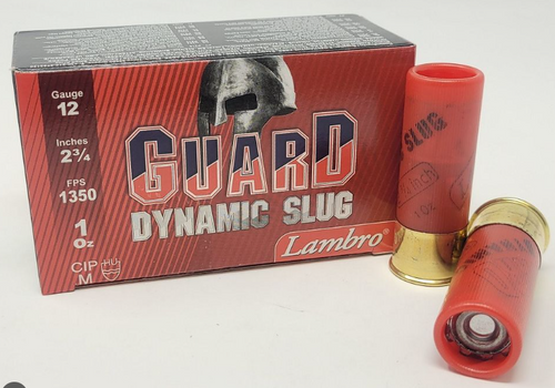 Lambro 12 Gauge Dynamic Guard Slug 2.75 inch shotgun shell