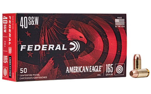 FED AM EAGLE 40S&W 165GR FMJ 50/1000