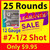 Aguila 12 Gauge - 2 3/4" 7.5 Shot Birdshot Shotgun Shells