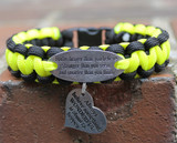 "You are braver than you believe Stronger than you Seem and Smarter than you think" Charm Tag Bracelet