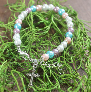 Easter Christian Cross Bracelet