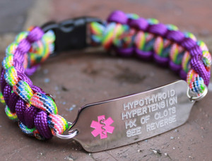 Two Sided Medical Alert Bracelet (Choose your colors) Two Sided Medical Alert Bracelet (Choose your colors)