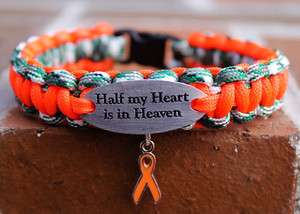 "Half My Heart is in Heaven" Charm Tag Bracelet (211) "Half My Heart is in Heaven" Charm Tag Bracelet (211)