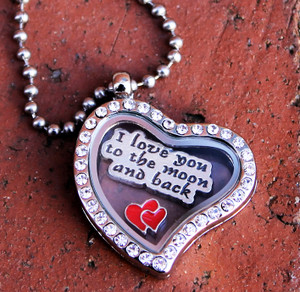 "I love you to the moon and Back" Heart Locket "I love you to the moon and Back" Heart Locket