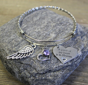 "A piece of my heart" Braided Bracelet