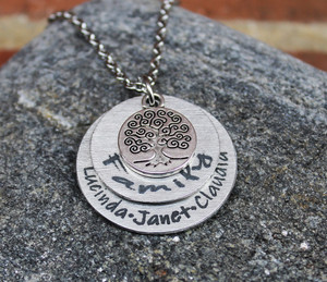 Family Tree Layer Necklace Family Tree Layer Necklace
