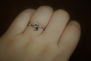 Semi Colon Ring