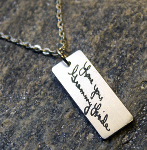 Handwriting Necklace Handwriting Necklace