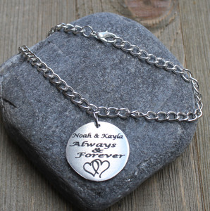 Always & Forever - Engraved Chain Bracelet 