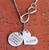 Memorial Infinity Necklace with Engraved Heart Memorial Infinity Necklace with Engraved Heart