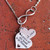 Memorial Infinity Necklace with Engraved Heart Memorial Infinity Necklace with Engraved Heart