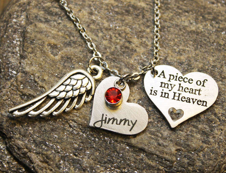 HALO HEART CAT MEMORIAL NECKLACE - Silver Essence Jewellery