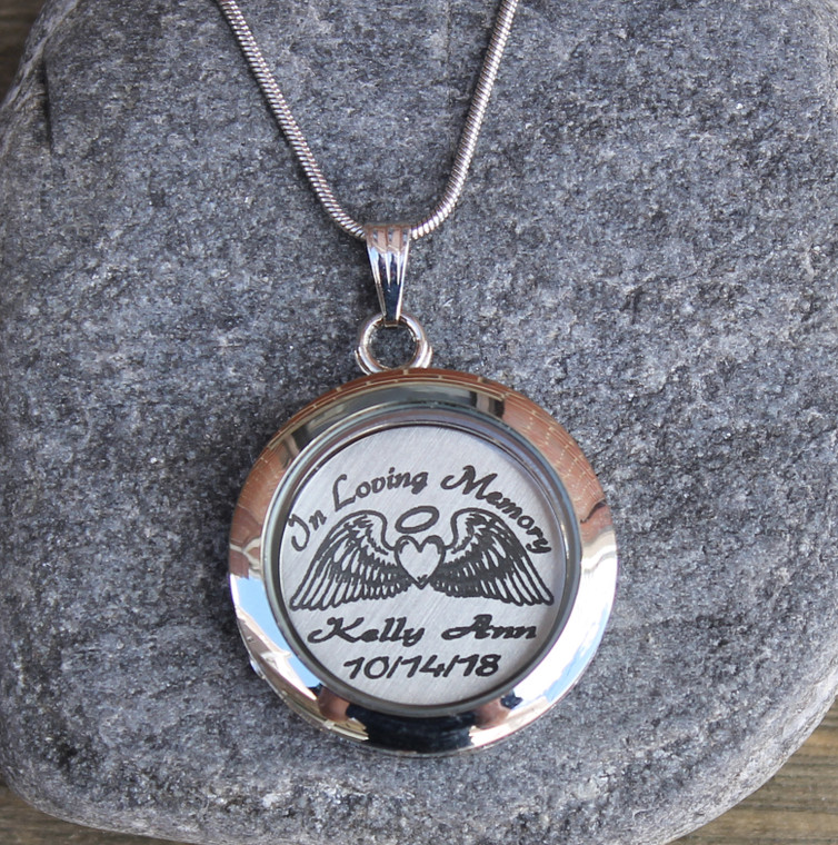 Floating Charm Locket — Made With Love Keepsakes Breastmilk & Dna Jewelry