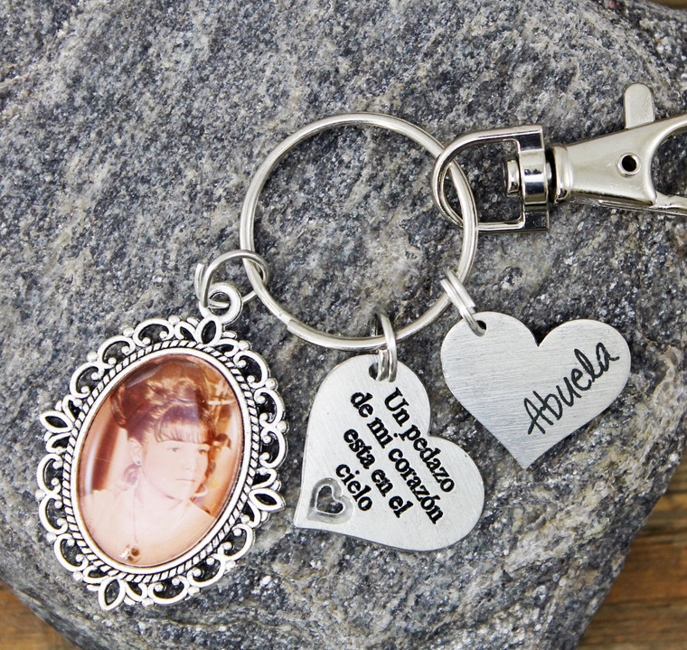 Memorial Photo Key Chain (Choose you Charms) - Finders Keepers