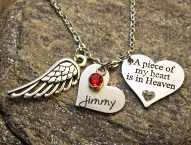 I carry you in my heart Floating Charm Locket with a Photo (Choose your  charms)