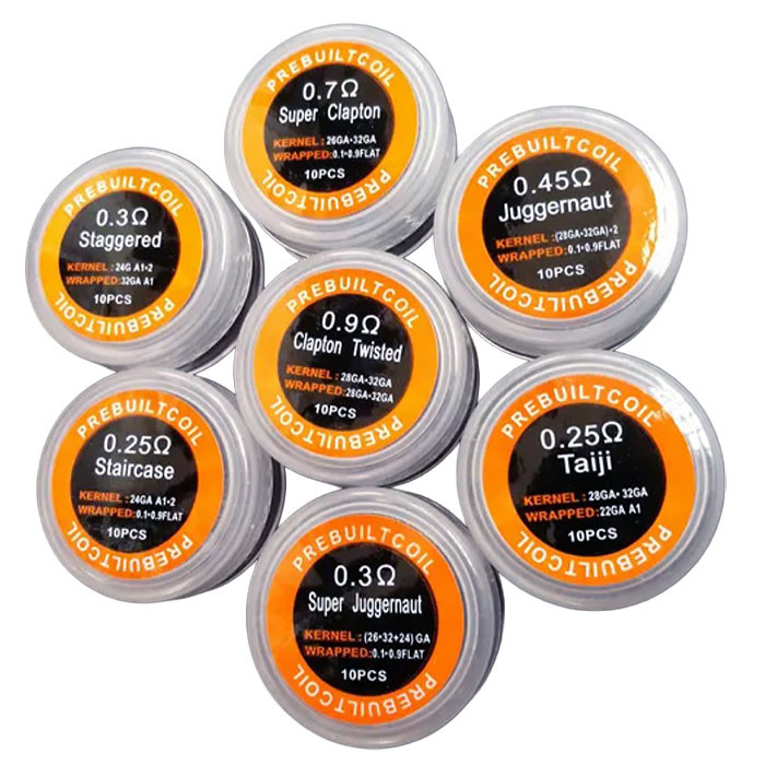 JUGGERNAUT Pre-Built Coils | Massive Clouds & Intense Flavor
