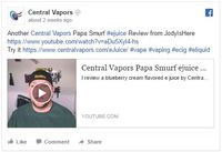 Customer All Time Favorite Papa Smurf eJuice