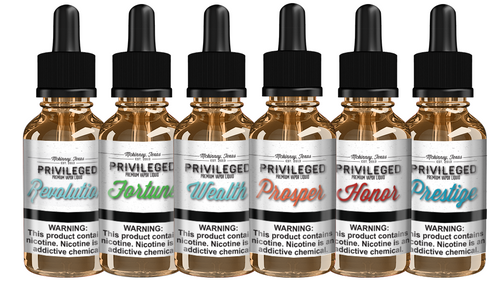 Premium Ejuice Privileged Line 30ml E Juice Sample Pack