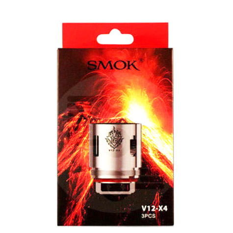 SMOK TFV12 Replacement Coils - V12-X4  - 0.15Ω - Cloud Beast King Coil, 3 Pack