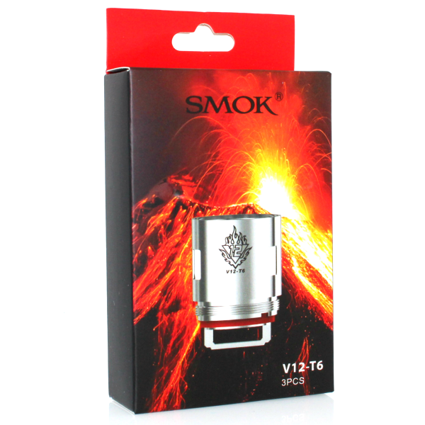 SMOK TFV12 Replacement Coils - V12-T12 - 0.12Ω -  Cloud Beast King Coil, 3 Pack