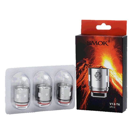 SMOK TFV12 Replacement Coils - V12-T6 - .16Ω  - Cloud Beast King Coil, 3 Pack
