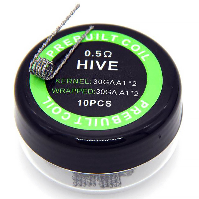 Pre-Built Clapton Coils by Alien - Hive Coils 0.5Ω - 30ga