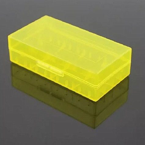 18650 Battery Holder Case Box - Yellow - view 3