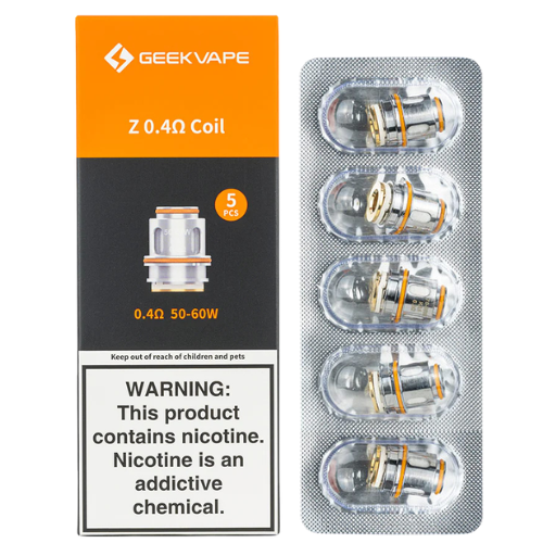 GeekVape Zeus Z Series Coils - 5 Pack, 0.4ohm Z Coils