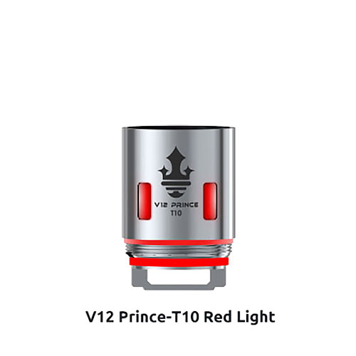 SMOK TFV12 Prince Replacement Coil - [Red Light] V12-Prince T10 - 0.12ohm, Single