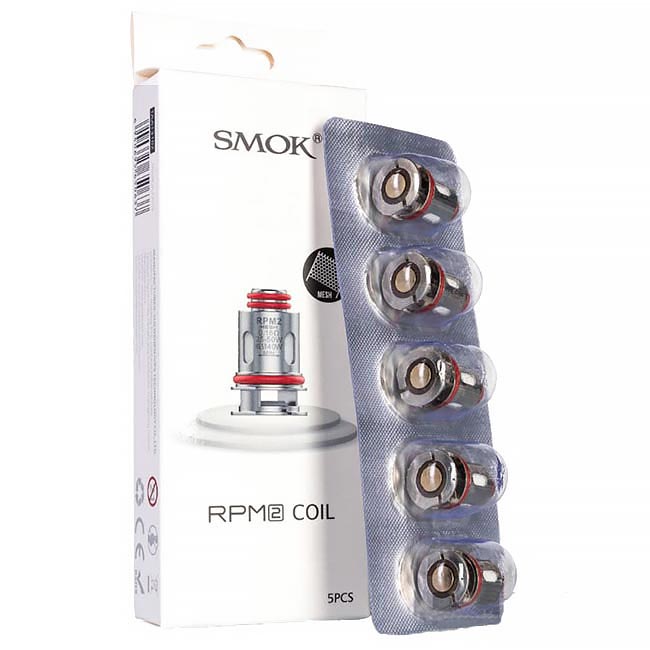 SMOK RPM 2 Replacement Coils - 0.3ohm RPM 2 Mesh Coil, 5 Pack
