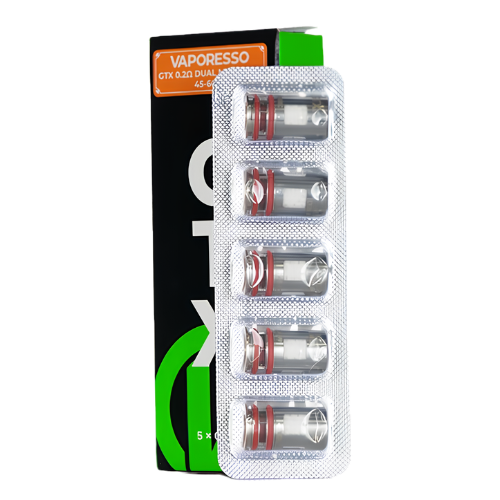 Vaporesso GTX Replacement Coils - 0.2ohm GTX DUAL MESH Coil