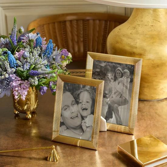 Alessio Gold Plated Picture Frames | Tabletop Frames