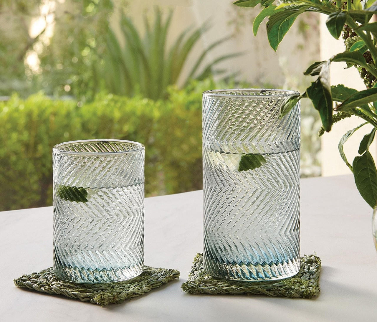 Finley Light Gray Highball Glass (Set of 6)