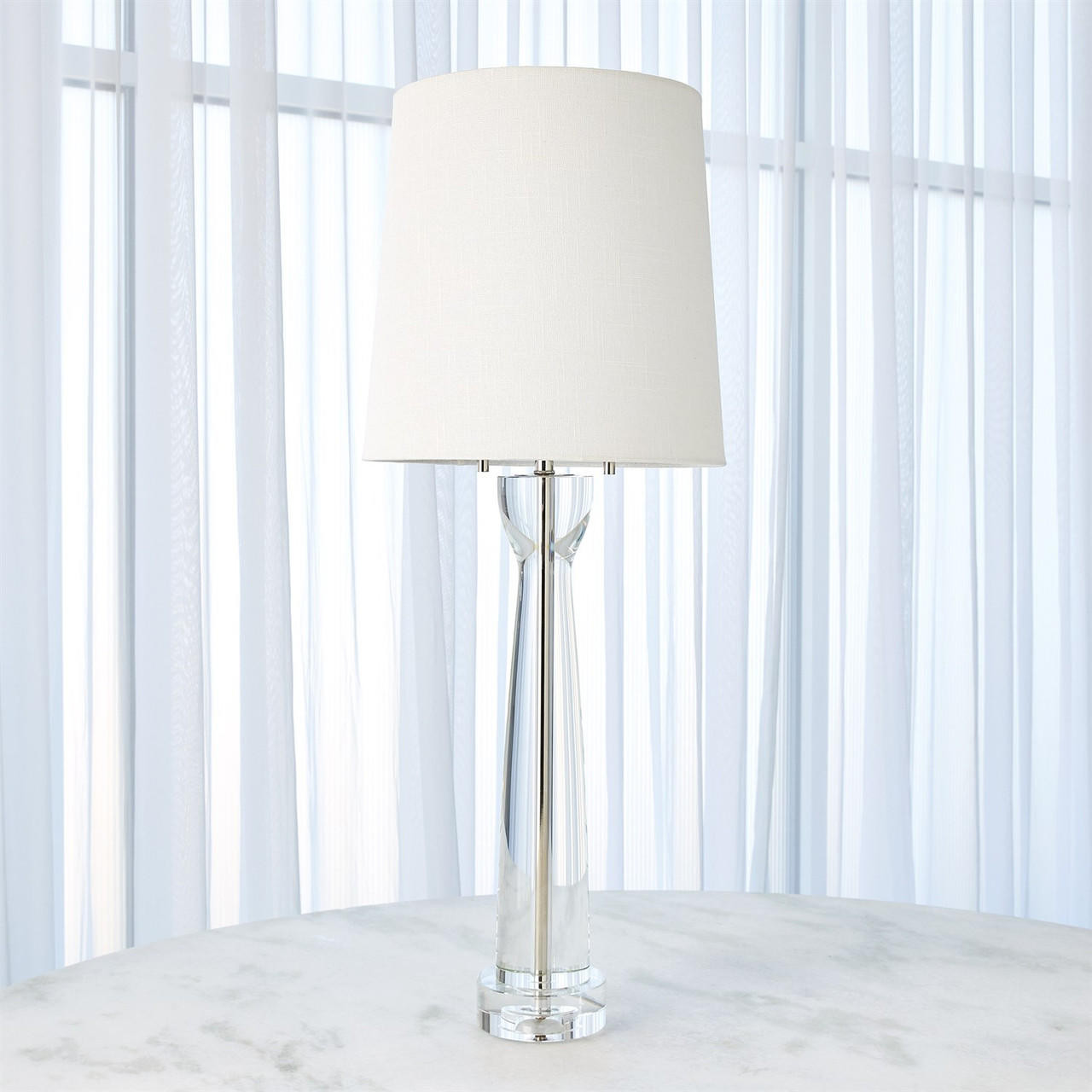 modern crystal table lamp